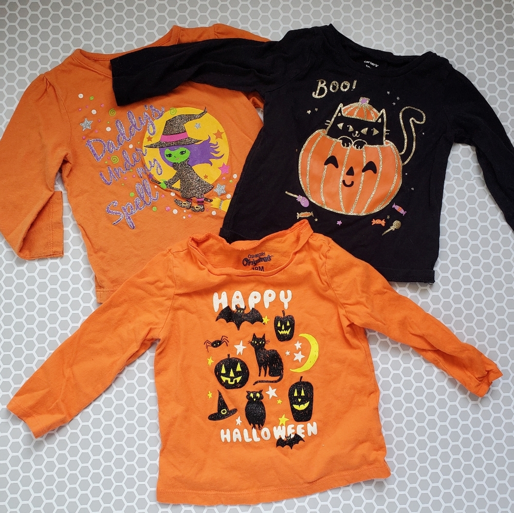 Fall / Halloween Shirt Bundle - 18 Months